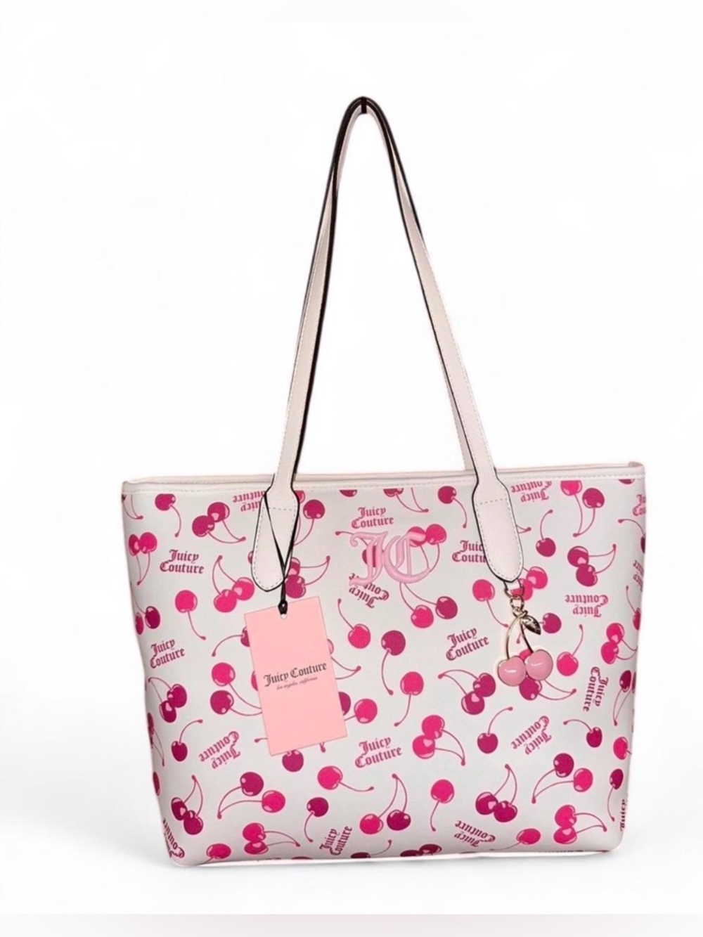 Juicy Couture “Cherry on Top Tote” Bag, white